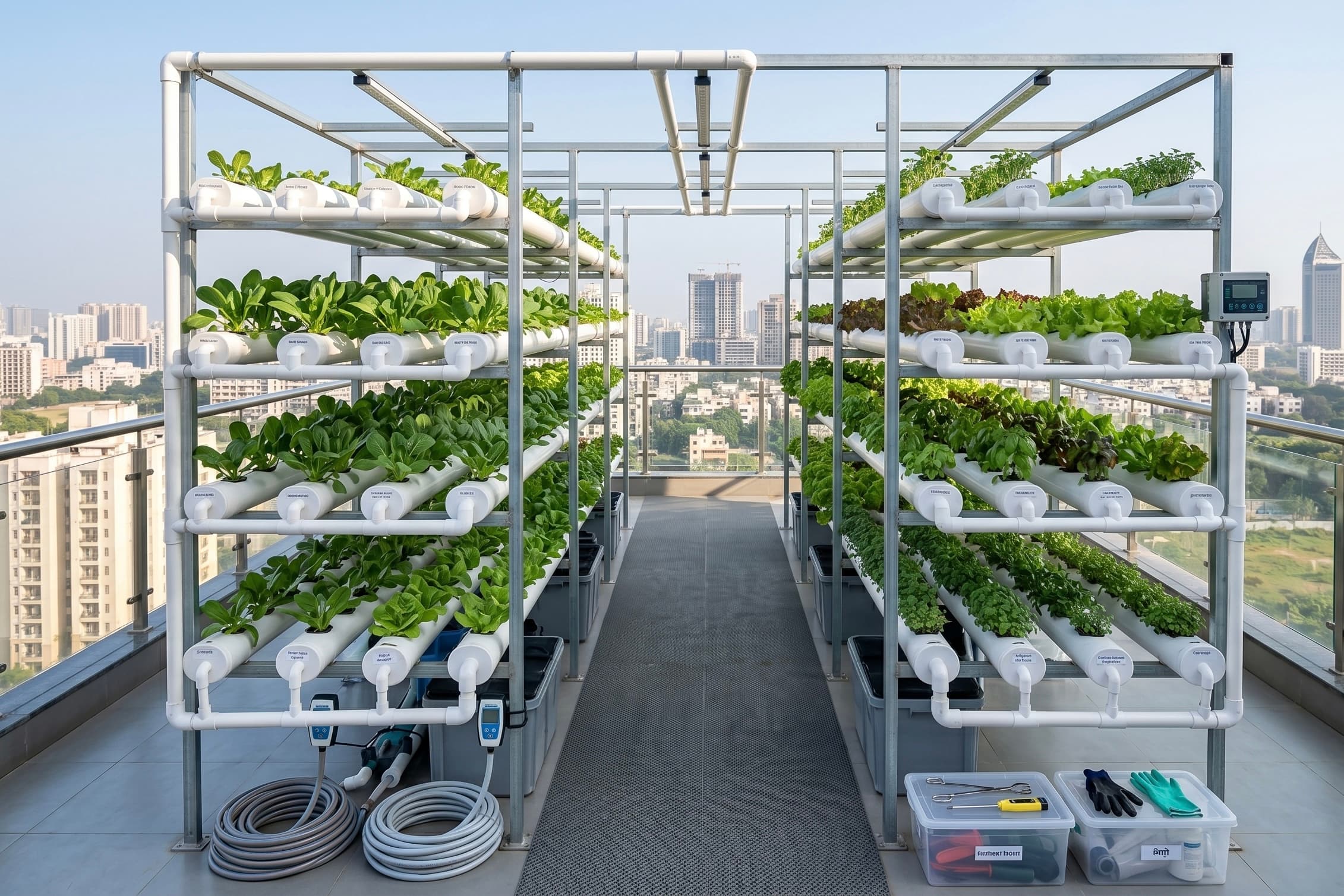 Home Hydroponic Setup